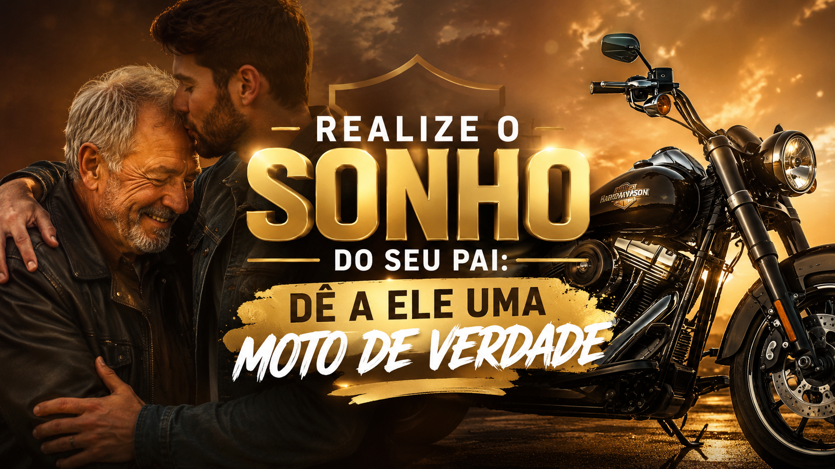 Realize o Sonho do Seu Pai: Dê a Ele uma Moto de Verdade