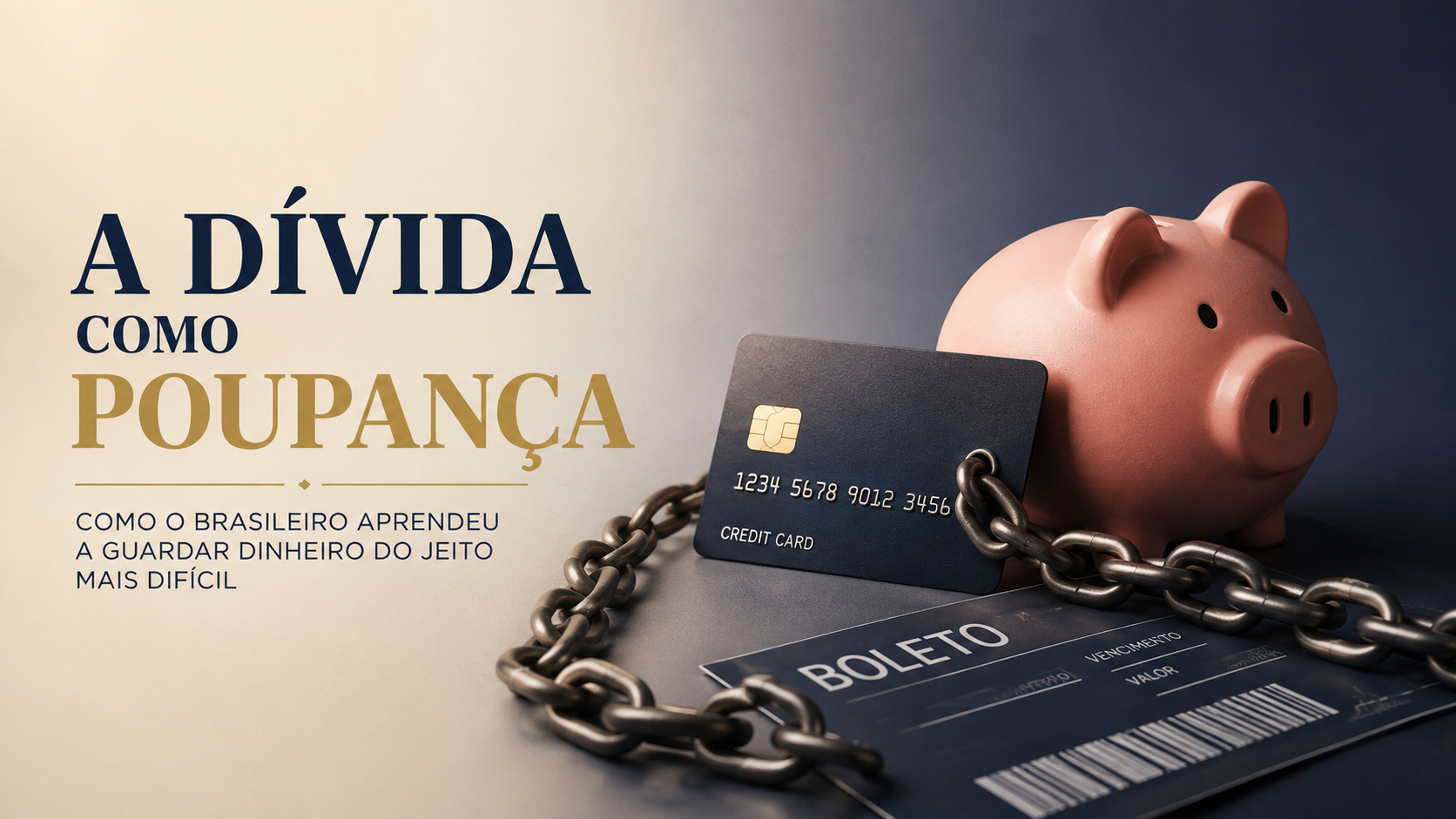 A Dívida Como Poupança: Como o Brasileiro Aprendeu a Guardar Dinheiro do Jeito Mais Difícil
