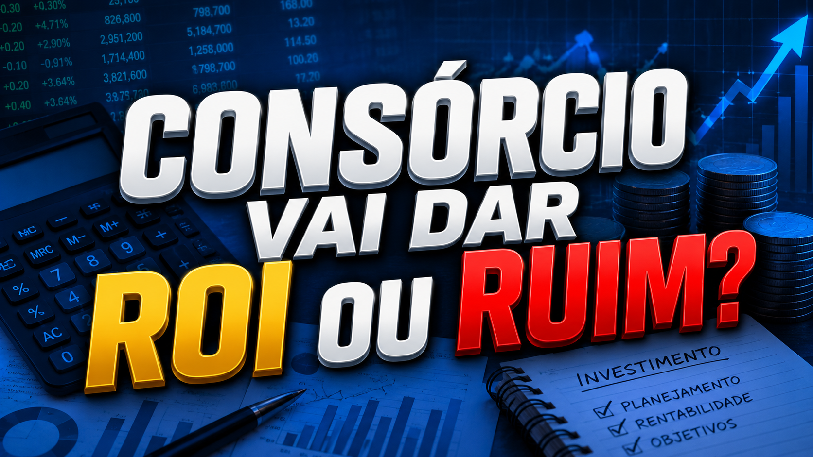 Consórcio vai dar ROI ou ruim?